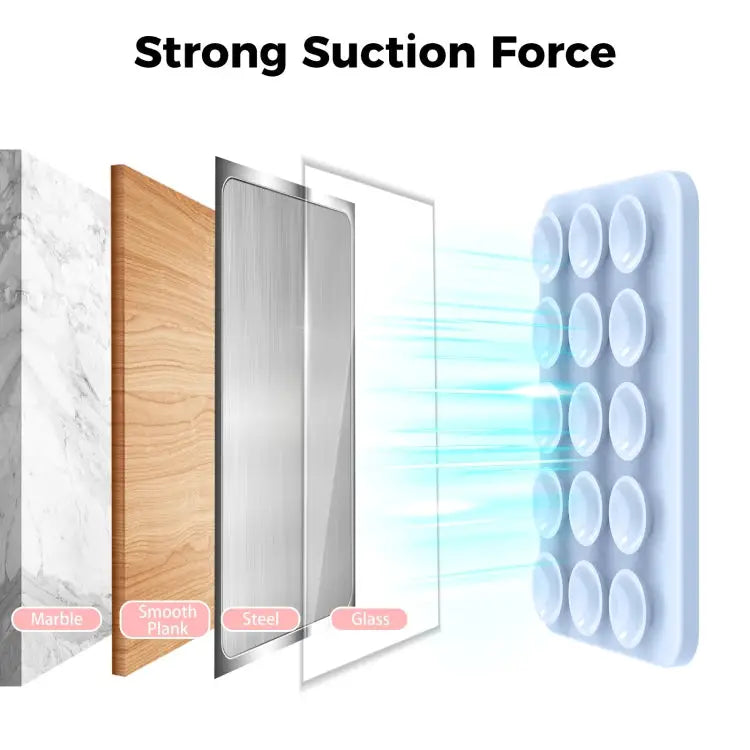 AhaStyle CY202 Suction Cup Magnetic Phone Holder Silicone Adhesive Mirror Sticker