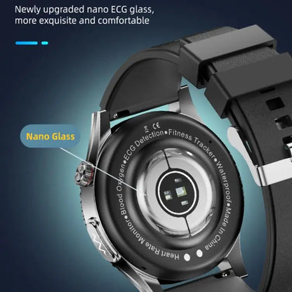 H9 1.43 inch Silicone Strap ECG Smart Watch Supports Bluetooth Calls/Smart Voice Assistant(Red)