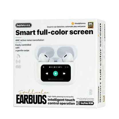 REMAX CozyBuds W30N LED Dual Noise Reduction Bluetooth 5.4 Earphones